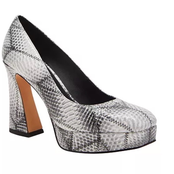 Katy Perry Collections Shoes - Katy Perry Collections Monochrome Snakeskin Heels